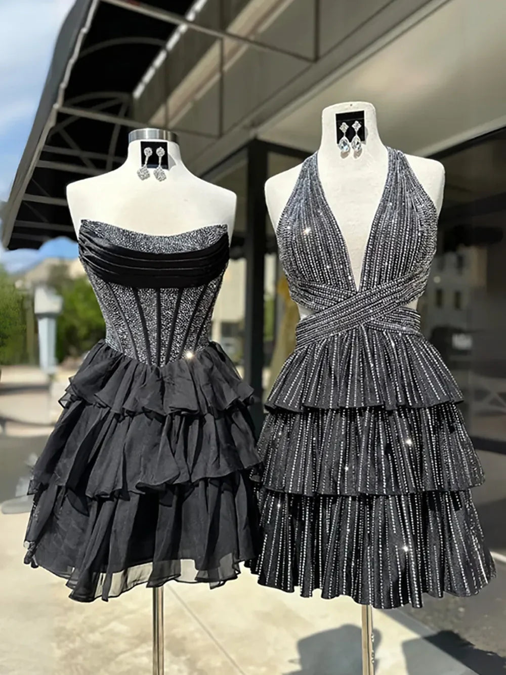 Cute A Line Strapless Yellow Corset Homecoming Dress with Ruffles Beading