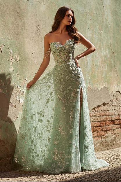 Graceful Sheath Off Shoulder Beaded Sequins Sweep Train Tulle Prom Birthday Dress