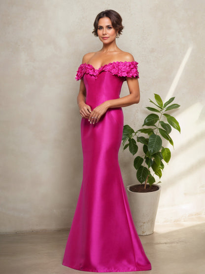 Illusion Peacock Strapless Mother Of The Bride Dress