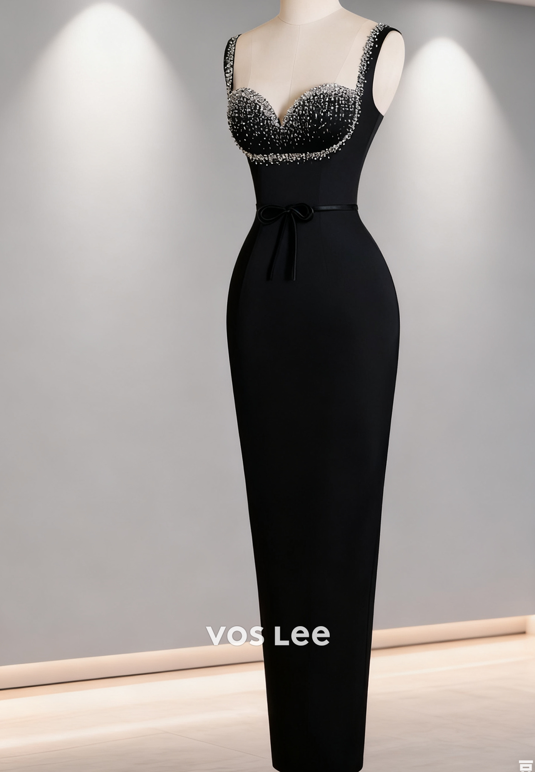 Exquisite Beading Diamonds Sweetheart Straight Evening Dresses Prom Dresses