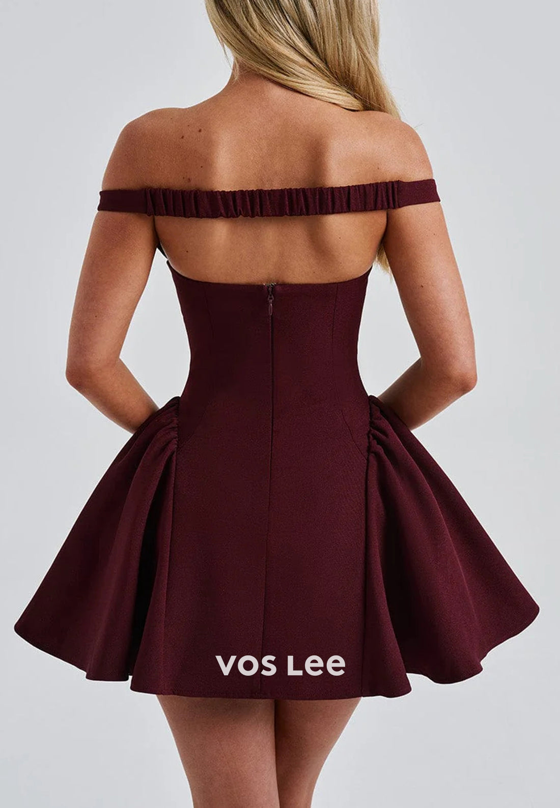Classic & Timeless A-Line Off the Shoulder Homecoming Dresses