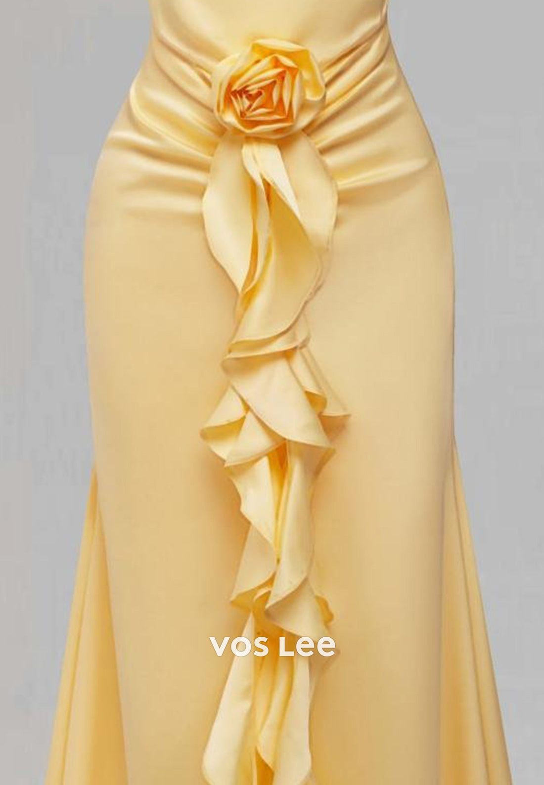 Couture & Ornate V Neck Floral Embellished Ankle-Length Sheath Wedding Guest Dresses