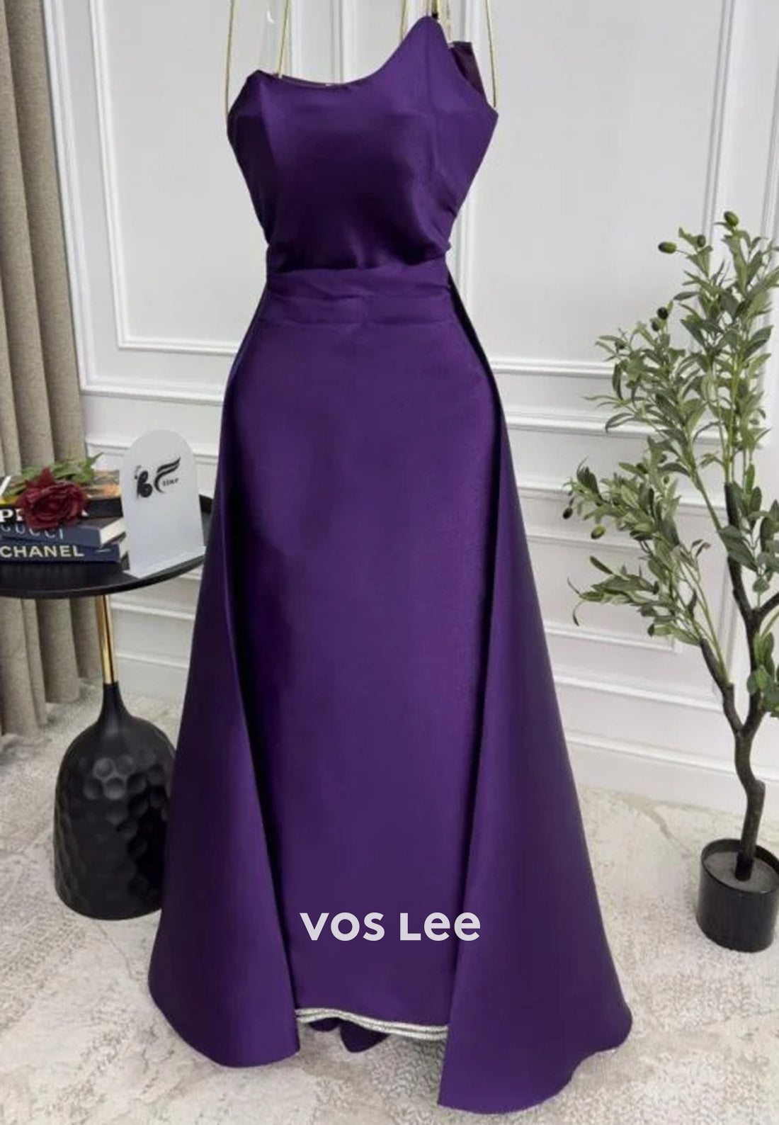 Elegant & Luxurious Strapless Pleated Mermaid Evening Dresses with Court Train