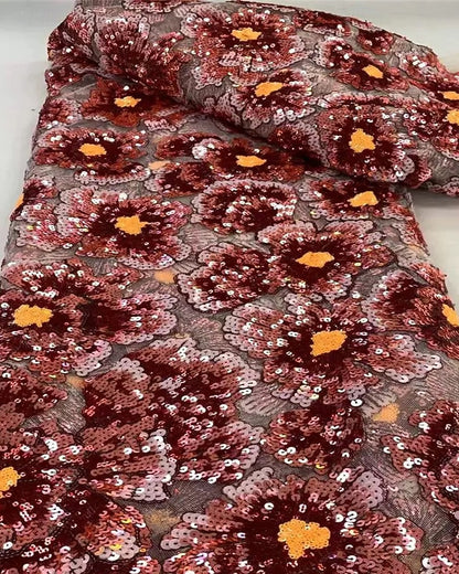 Elegant Long Sleeve Glittering A-Line Evening Gown with Overskirt Sequins Formal Dress