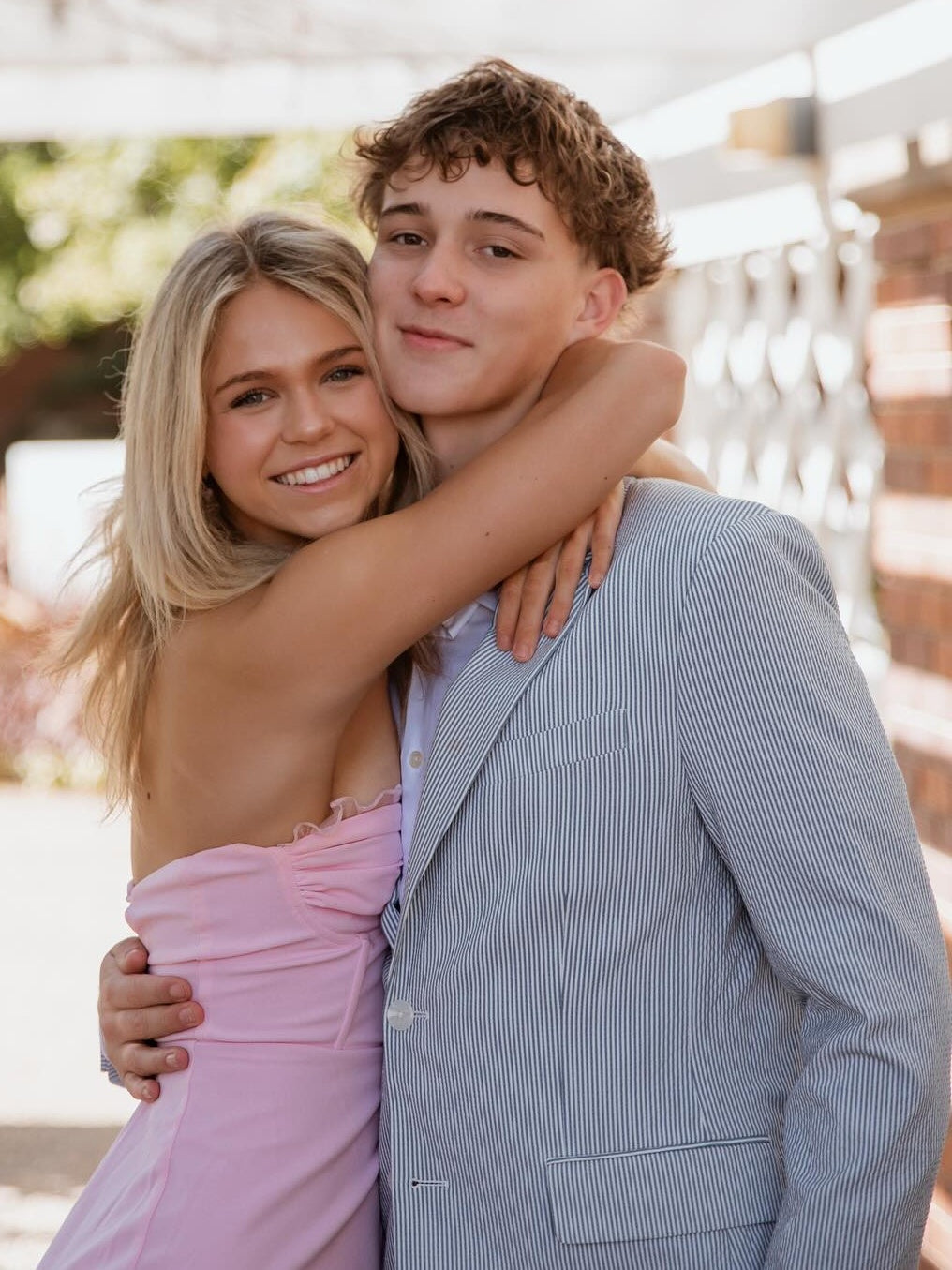 Cute A Line Sweetheart Pink Short Homecoming Dress with Slit