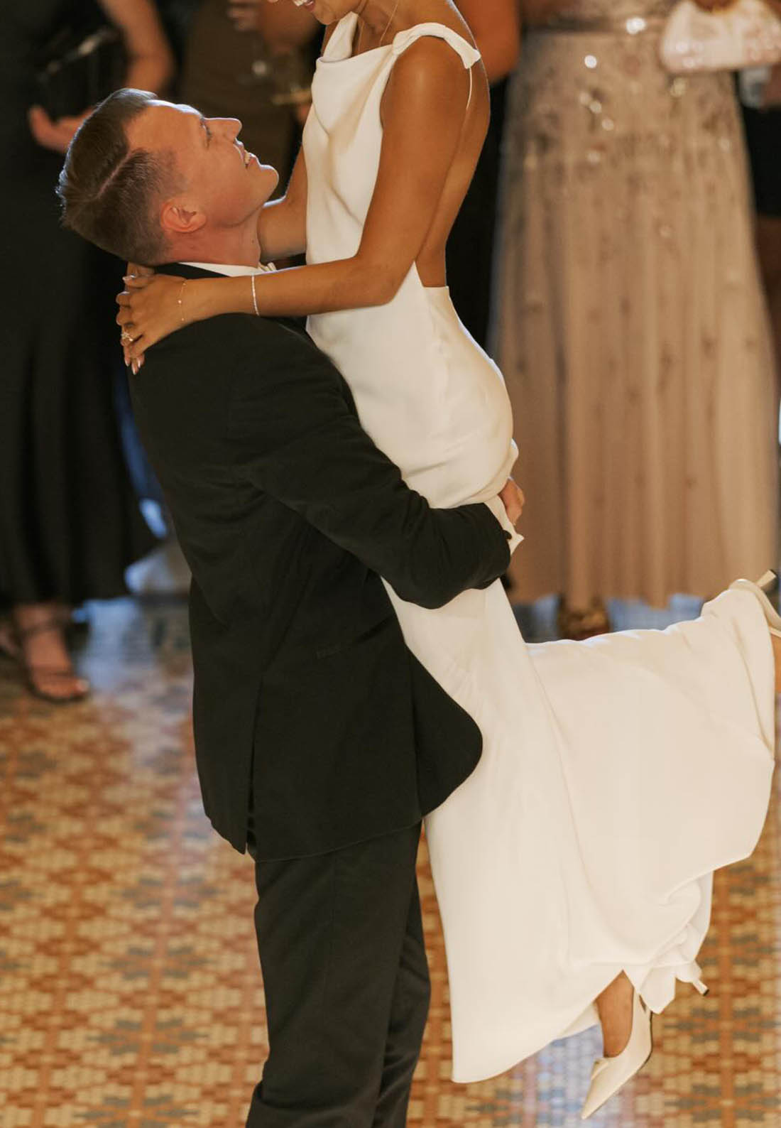 Spaghetti Straps Scoop Backless Wedding Dress