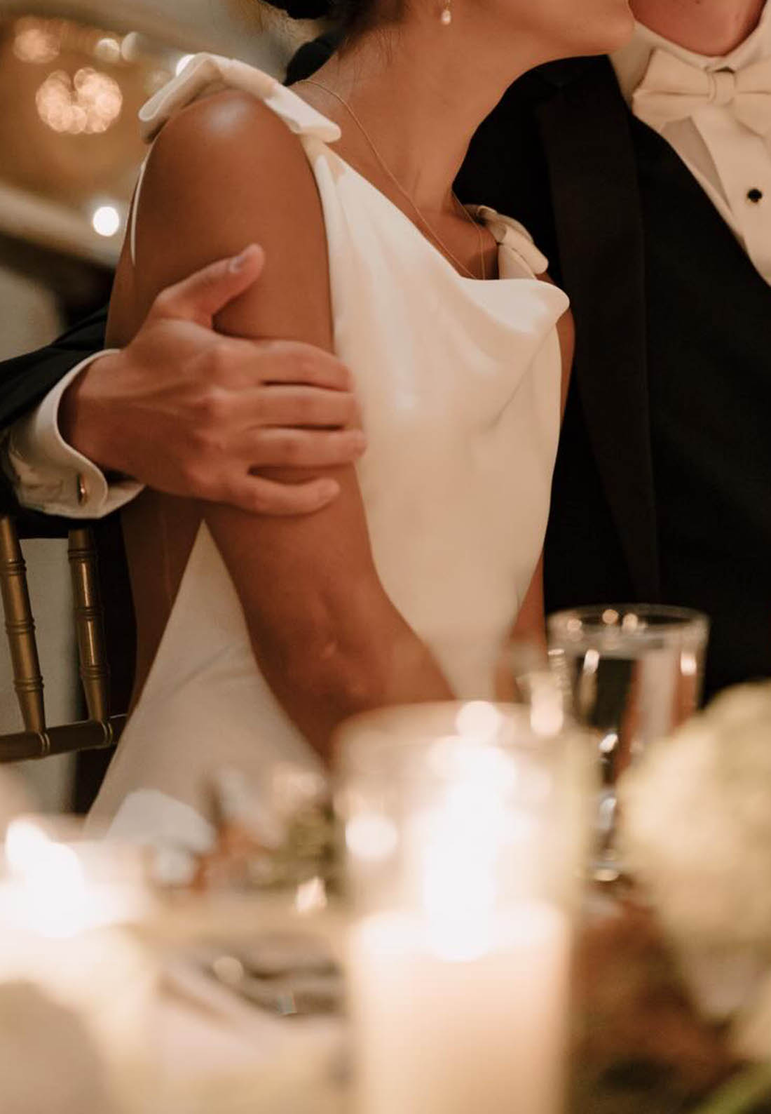 Spaghetti Straps Scoop Backless Wedding Dress