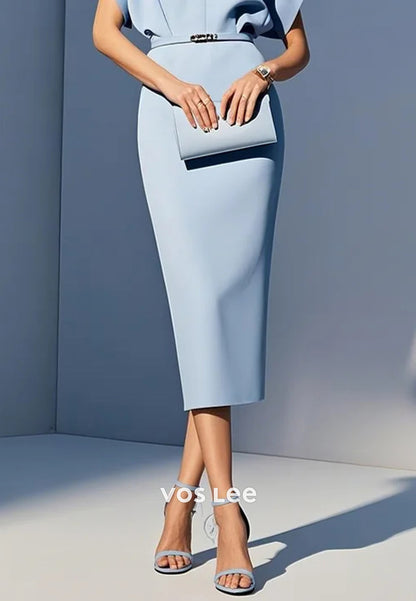 Classic & Timeless Short Sleeve V Neck Pleated Wedding Guest Dresses Party Dresses