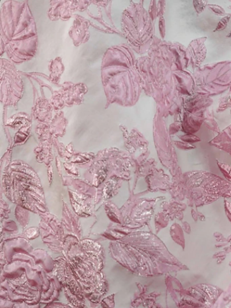 A-Line/Princess Floral Tea-Length Sleeveless Off-the-Shoulder Mother of the Bride Dresses