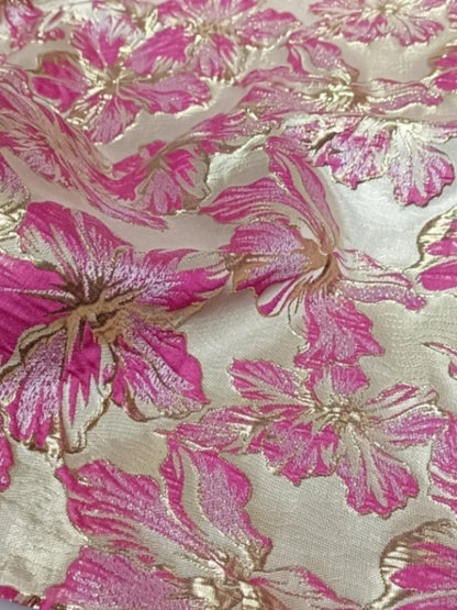 Floral One-Shoulder Jacquard Cocktail Dresses Tea-Length Formal Dresses