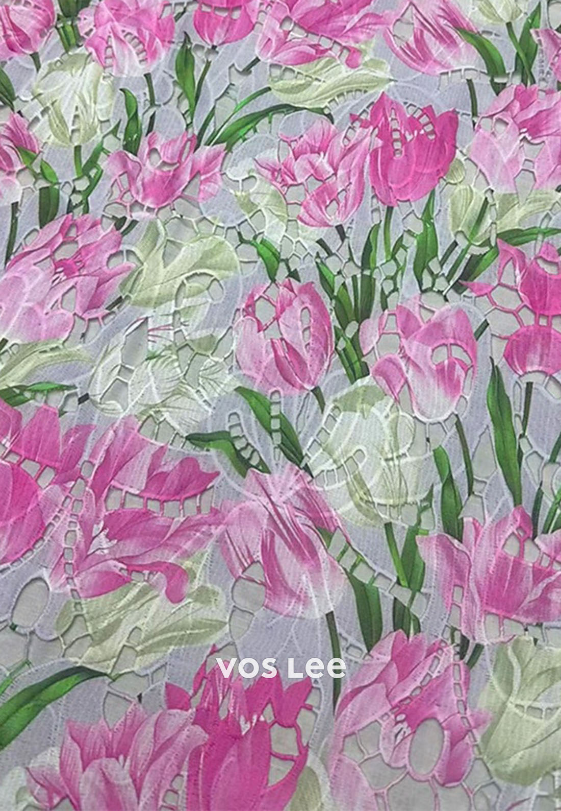 Long Sleeve Floral & Fuchsia Formal Dress for Mother of the Bride