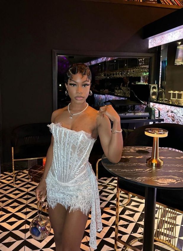 Unique Lace Corset Fishbone Tight Short Prom Dresses