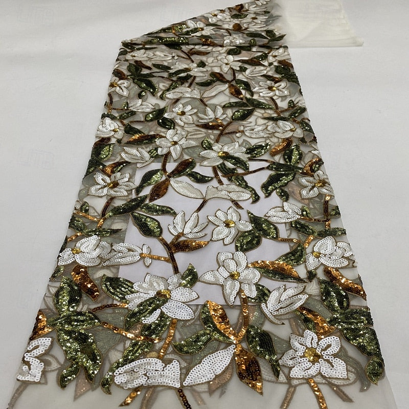 Elegant V-neckline Long sleeves Floral Print Evening Dress
