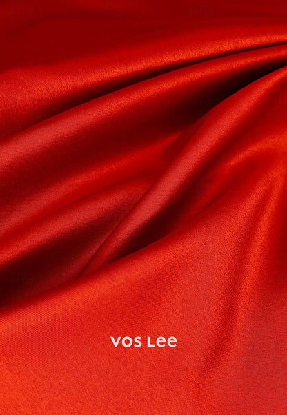 Glitter Embroidery Column One Shoulder Evening Gowns with Stole