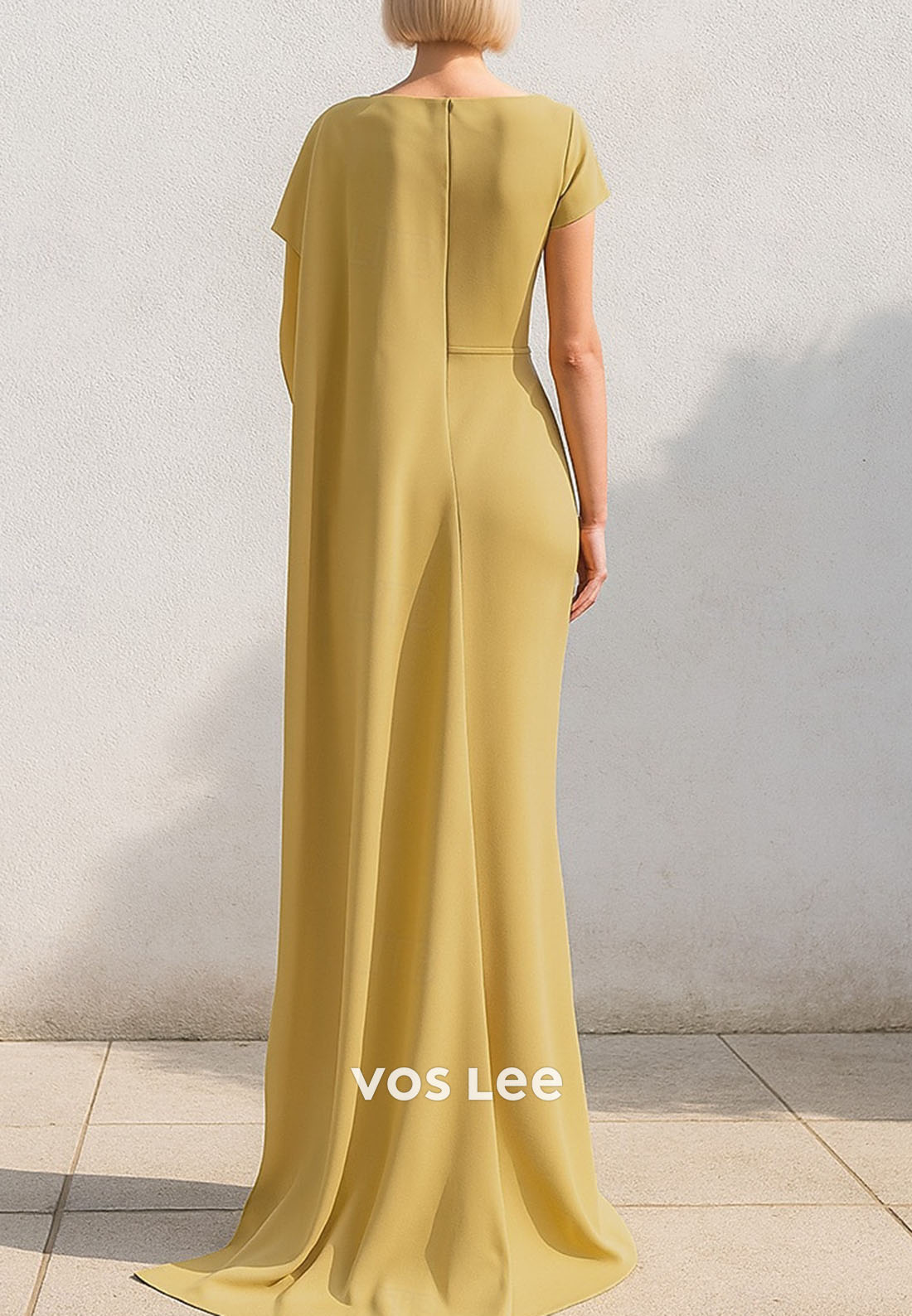 Elegant Sheath Column Floor Length Evening Gown with Ruched Ruffles