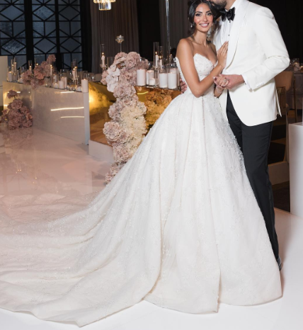 Dreamy Wedding Dress Ball Gown Off The Shoulder Lace Wedding Dresses