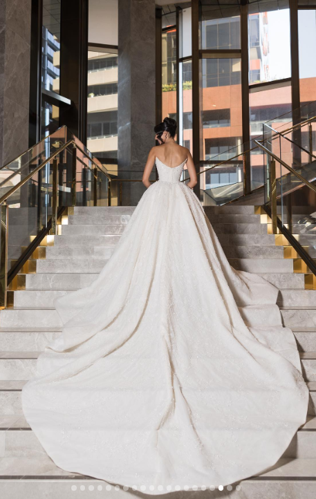 Dreamy Wedding Dress Ball Gown Off The Shoulder Lace Wedding Dresses