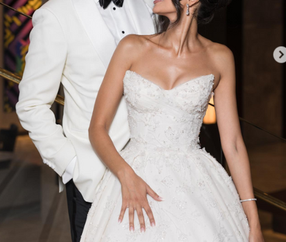 Dreamy Wedding Dress Ball Gown Off The Shoulder Lace Wedding Dresses