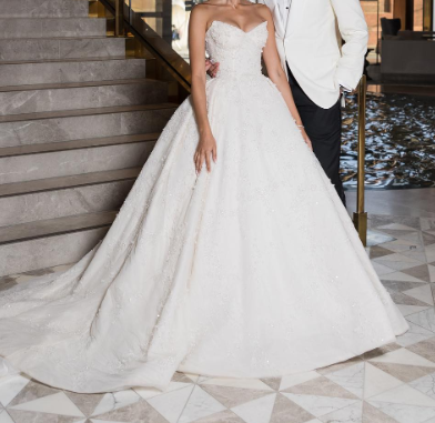 Dreamy Wedding Dress Ball Gown Off The Shoulder Lace Wedding Dresses