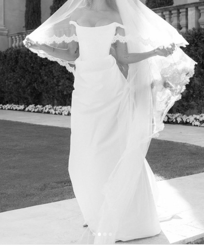 Dreamy Wedding Dress Sheath Off The Shoulder White Satin Summer Long Wedding Dresses Bridal Gowns