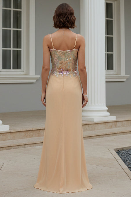 Embroidered Square Neck Dress with Sheer Jacket