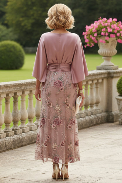 Satin and Lace Mermaid Evening Gown