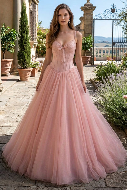Corset Bodice Tulle Ball Gown