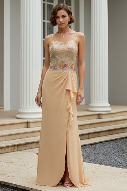 Embroidered Square Neck Dress with Sheer Jacket