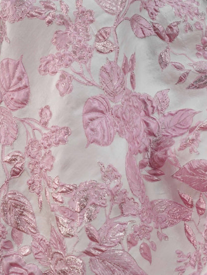 One-Shoulder Floral A-Line Midi Dress