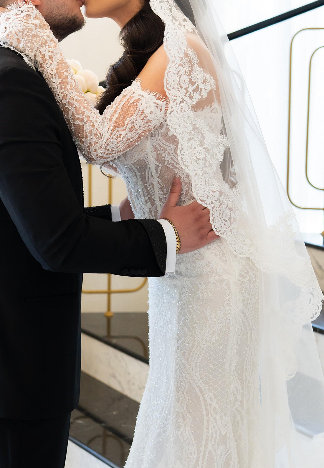 Illusion Corset Mermaid Lace Wedding Dress
