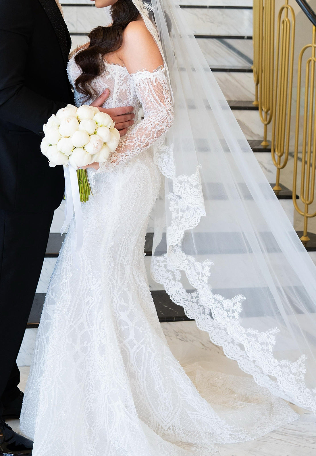 Illusion Corset Mermaid Lace Wedding Dress