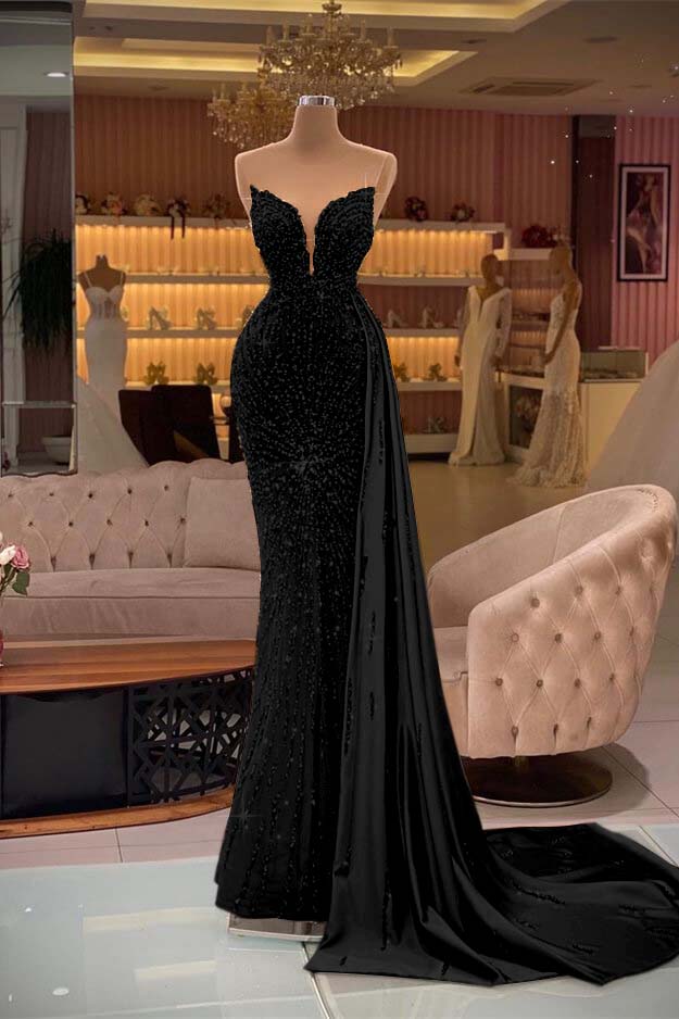 Gorgeous Gold Sweetheart Sleeveless Mermaid Evening Dress Ruffles With Rhinestone Beading