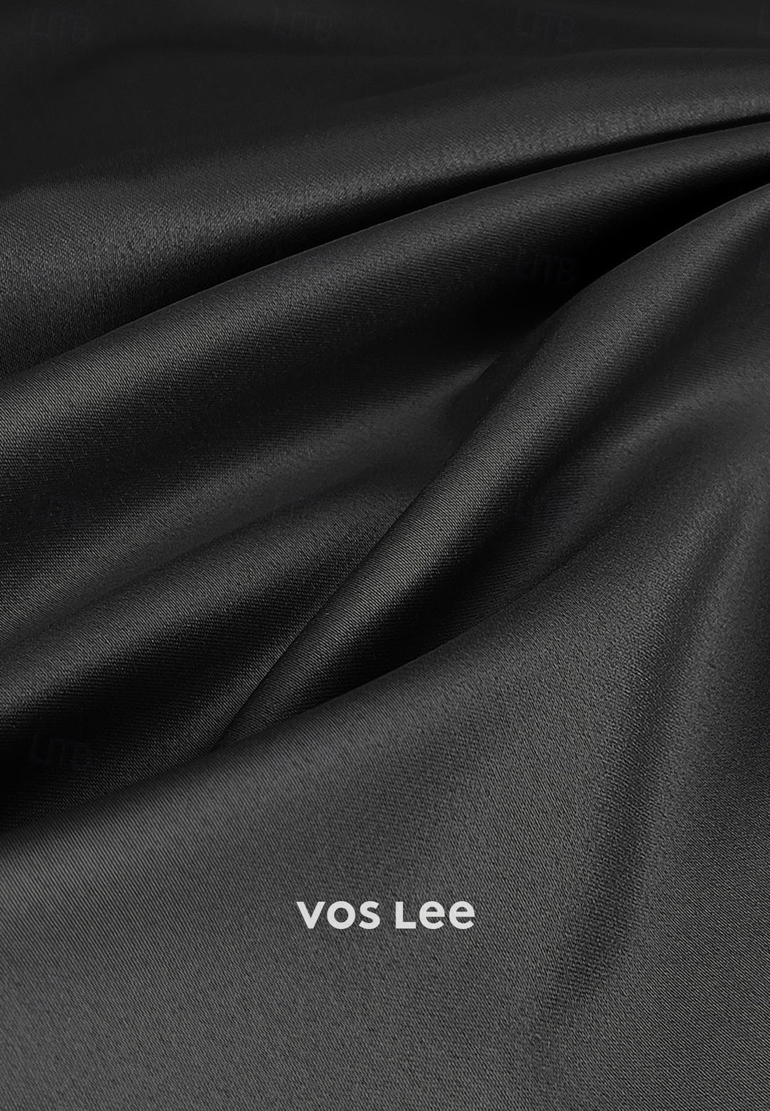 Black Satin Long Sleeves Sheath Evening Dress With Gold Leather Pleat Dress