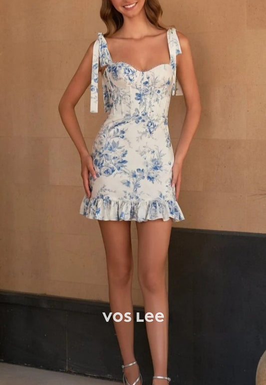 Sexy & Hot Spaghetti Straps Sweetheart Mermaid Homecoming Dresses