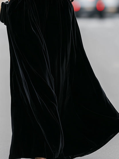 Black Velvet Maxi Dress: Timeless Elegance For Formal Occasions