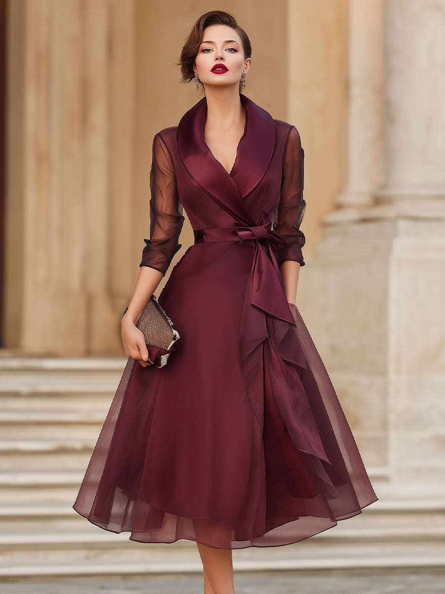 burgundy wrap midi dress Drew Burgundy Polkadot Wrap Short Puff Sleeve Midi Dress