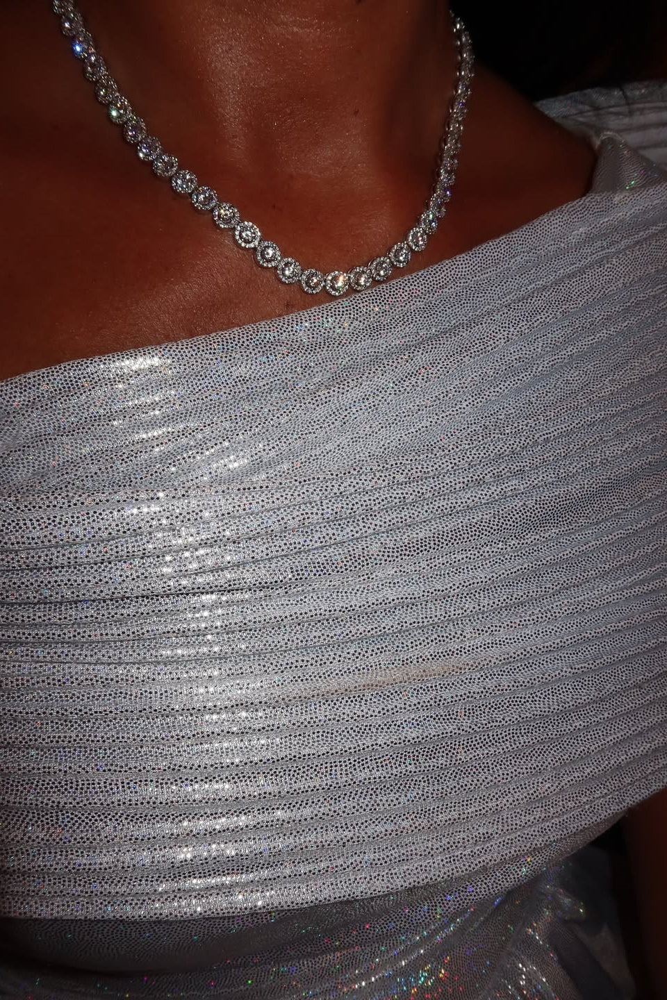Gorgeous Silver Portrait Sleeveless Sequins Split Prom Dresses
