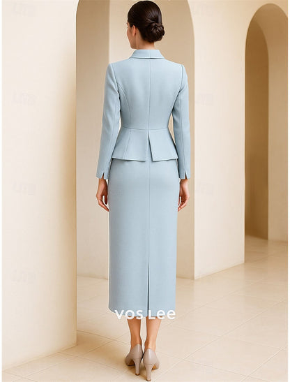Elegant Light Blue Mother of the Bride Dress, Formal Dress for Wedding Guest