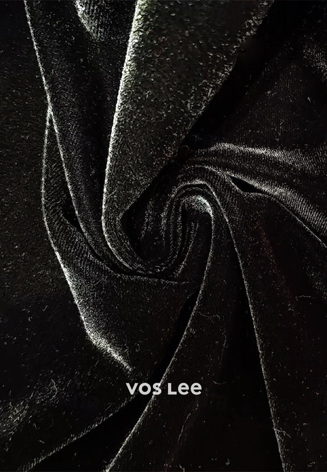 High-Neck Sequined Long-Sleeves Mermaid Velvet Evening Dress Formal Gowns