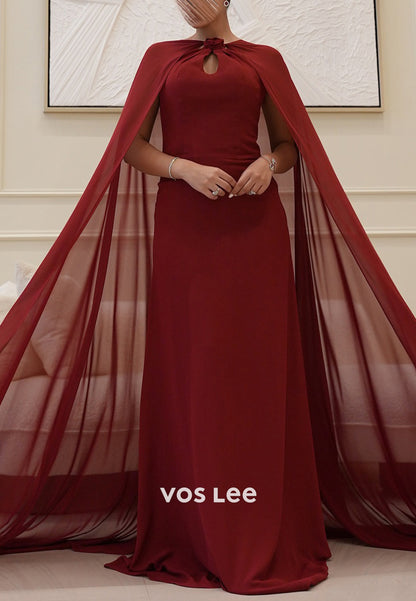 Elegant & Luxurious Flowers Embellished Mermaid Evening Dresses with Sweep Train
